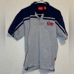 vintage Coca Cola Polo Shirt Medium
